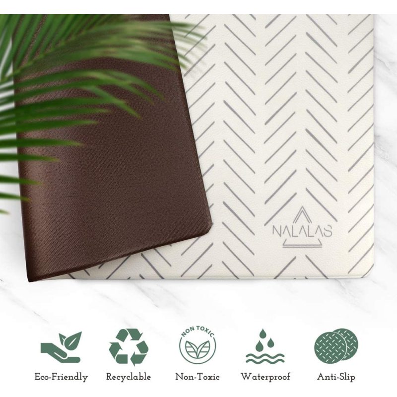 Eco-Friendly and Non-Toxic Pet Food Mat Easy to Clean Waterproof Nonslip Mat for Dog Bowls and Water