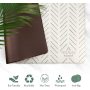 Eco-Friendly and Non-Toxic Pet Food Mat Easy to Clean Waterproof Nonslip Mat for Dog Bowls and Water