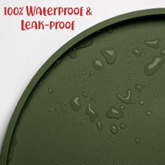 Waterproof Silicone Dog Bowl Mat