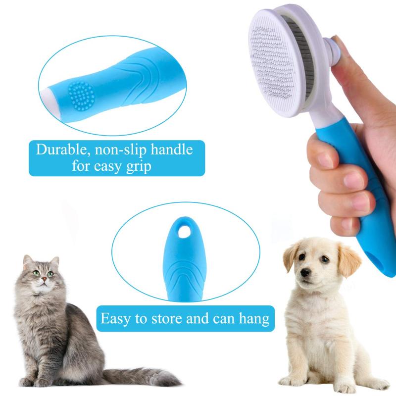 Grooming Removes Loose Undercoat Slicker Brushes Mats and Tangled Hair Grooming Comb for Cats