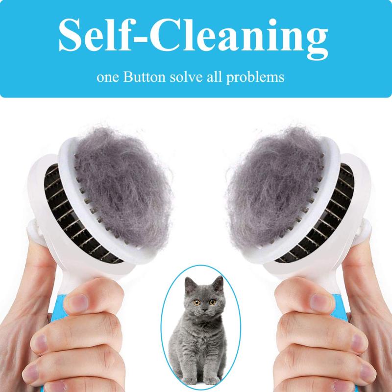 Grooming Removes Loose Undercoat Slicker Brushes Mats and Tangled Hair Grooming Comb for Cats