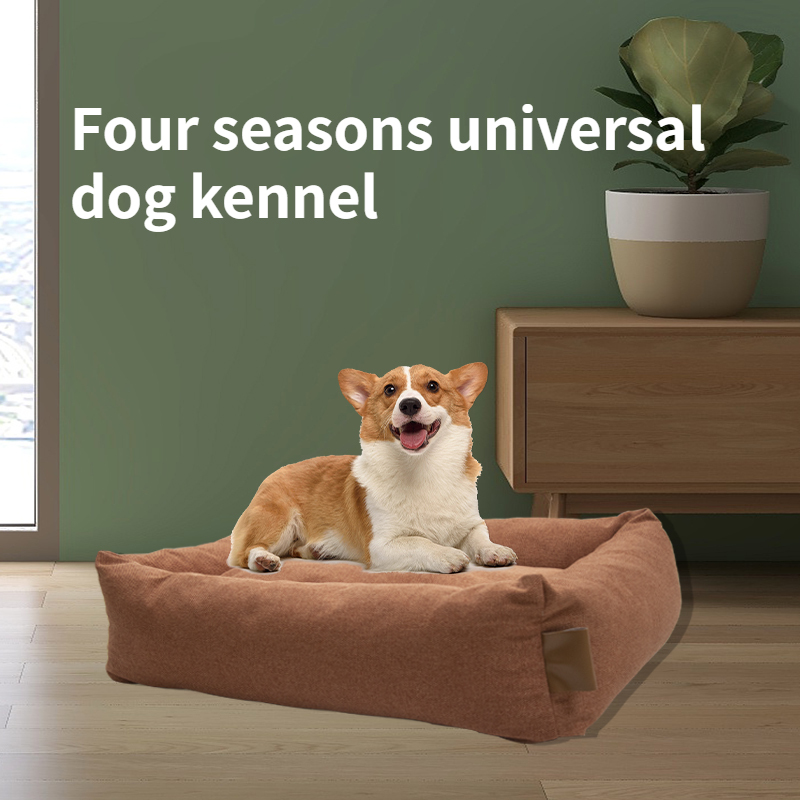 Washable Pet Bed Mattress Comfortable and Warming Rectangle Dog Bed for Medium and Large Dogs