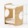 Cat Tree for Indoor Cats,2 teirs Cat Tower with Cat Bed,Modern Pet Furniture for Cats and Small Dogs