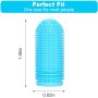 2 Pack Dog Finger Toothbrush for Dog Teeth Cleaning Kit