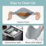 Washable Feeder Met Pet Bowl Pad Waterproof Feeding Tray for Food