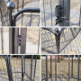 Portable Durable Metal Dog Fence With Cover And Lock For Camping High quality portable dog cages