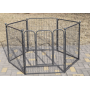 Portable Durable Metal Dog Fence With Cover And Lock For Camping High quality portable dog cages