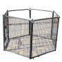 Portable Durable Metal Dog Fence With Cover And Lock For Camping High quality portable dog cages