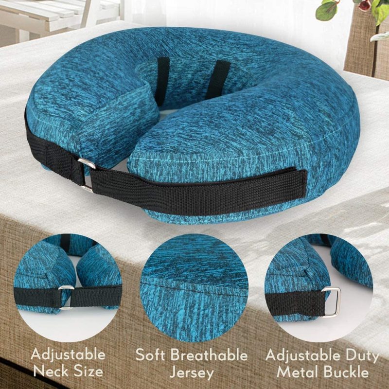 Pet Inflatable Collar Soft Protective Dog Cone Collar Protective Recovery Cone for Dogs and Cats