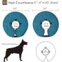 Pet Inflatable Collar Soft Protective Dog Cone Collar Protective Recovery Cone for Dogs and Cats