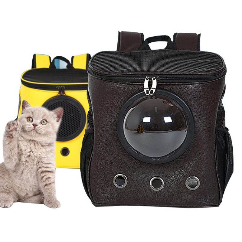 Cat Backpack Carrier Bubble Bag, Small Dog Backpack Carrier for Small Dogs, Space Capsule Pet Carrier Dog Hiking Backpack