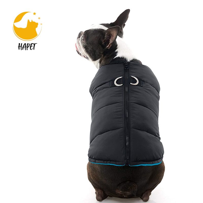 Dog Jacket with Reflective Stripe Pullover Stretchy Dog Sweater Warm Pet Clothes Lightweight Dog Sweaters
