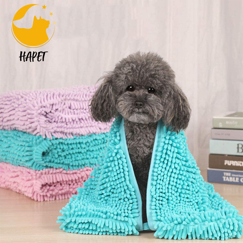 Absorbent Dog Towel Microfiber Quick Drying Towel Machine Washable