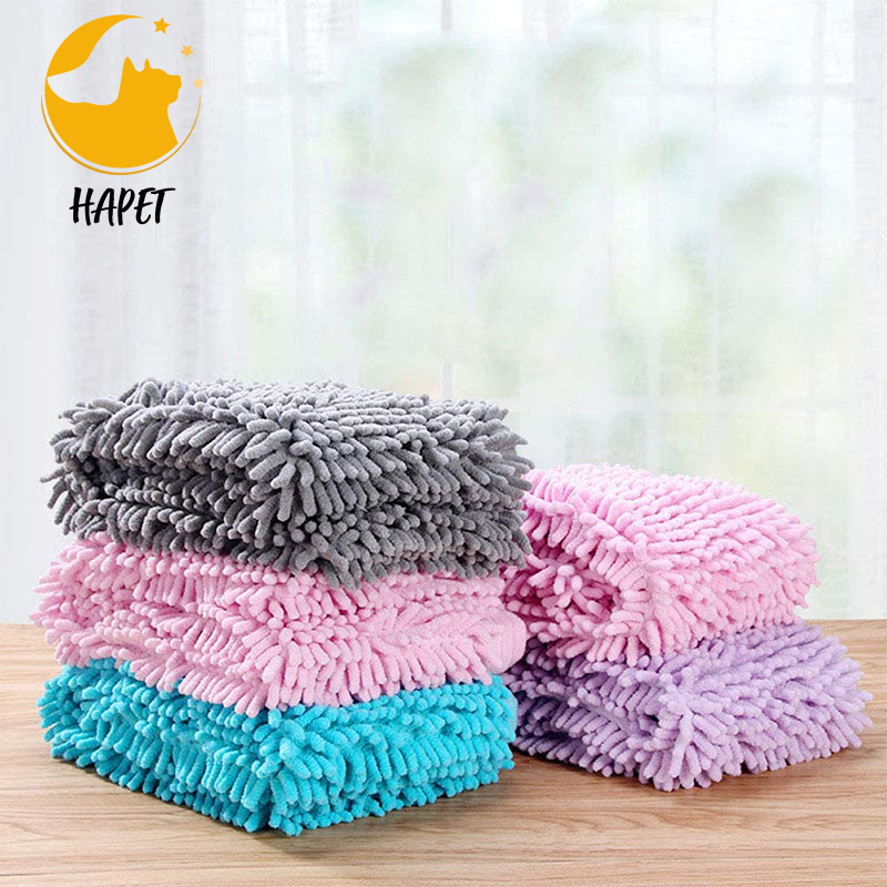 Absorbent Dog Towel Microfiber Quick Drying Towel Machine Washable