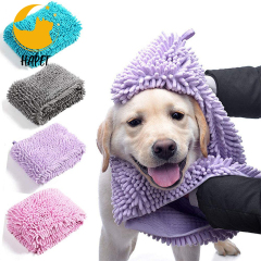 Absorbent Dog Towel Microfiber Quick Drying Towel Machine Washable