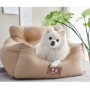 Hot Sale Luxury deep square plush stuffed puppy dog car seat bed Dog sofa Car Booster