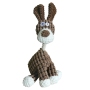 Fun Donkey Shape Corduroy Chew Toy Pet Squeaky Plush Toy Pet Chew Toy for Dogs