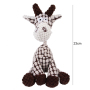 Fun Donkey Shape Corduroy Chew Toy Pet Squeaky Plush Toy Pet Chew Toy for Dogs