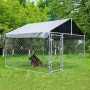 Waterproof UV-Resistant Cover Outdoor Fence Dog Cage Secure Lock
