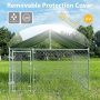 Waterproof UV-Resistant Cover Outdoor Fence Dog Cage Secure Lock