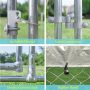 Waterproof UV-Resistant Cover Outdoor Fence Dog Cage Secure Lock