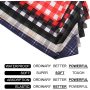 Plaid Bandana for Dogs 6 Pack Premium Polyester Fabric Handkerchiefs Dog Scarfs Triangle Bibs Apparel Accessories Dog Scarfs