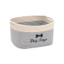 Weave Rope Dog Toy Box Baskets with Handle for Toy Storage Pet Toy Storage Boxes