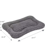 Calming Dog Bed Pet Cushion Crate Mat