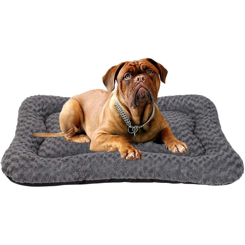 Calming Dog Bed Pet Cushion Crate Mat