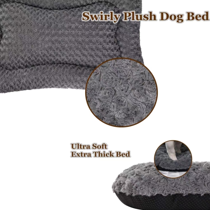 Calming Dog Bed Pet Cushion Crate Mat