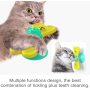 Interactive Ball  Cats Windmill Toys with Suction Cup for Indoor