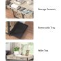 Decorative Pet Wooden Wire Dog Kennel Furniture Style Dog Crate