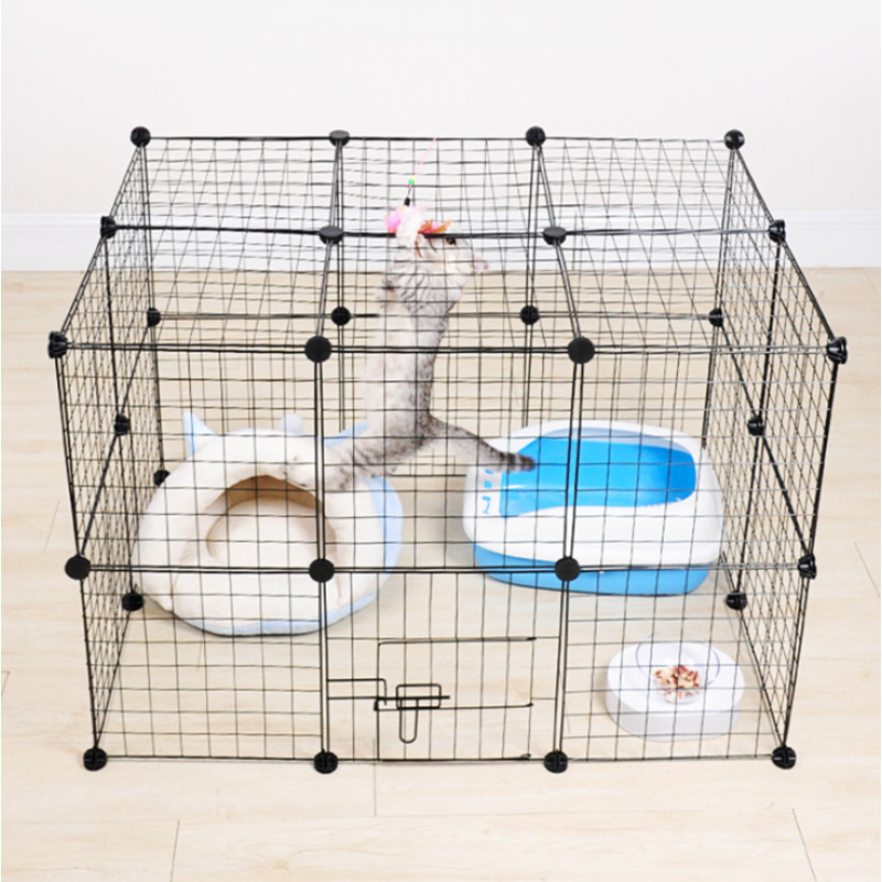 Dog Play Pens for Small Dogs Foldable Cat Outdoor Playpen Animal Exercise PenIndoor Play DIY Dog Playpen Kennels