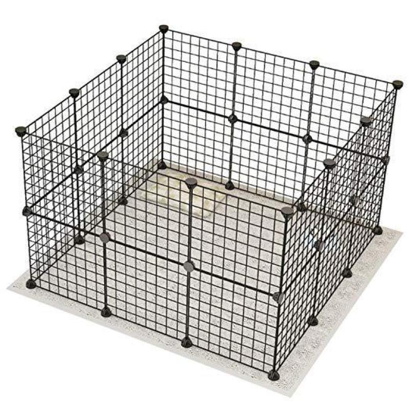 Dog Play Pens for Small Dogs Foldable Cat Outdoor Playpen Animal Exercise PenIndoor Play DIY Dog Playpen Kennels