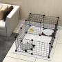 Dog Play Pens for Small Dogs Foldable Cat Outdoor Playpen Animal Exercise PenIndoor Play DIY Dog Playpen Kennels