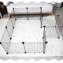 Dog Play Pens for Small Dogs Foldable Cat Outdoor Playpen Animal Exercise PenIndoor Play DIY Dog Playpen Kennels