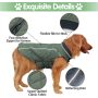 Abrigos de invierno para perros, ropa para perros para clima frío, chaqueta cálida a prueba de viento de estilo británico para perros para abrigos de invierno