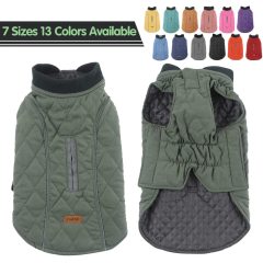 Winter Dog Coats, Dog Apparel for Cold Weather, British Style Windproof Warm Dog Jacket for Dog Coats for Winter