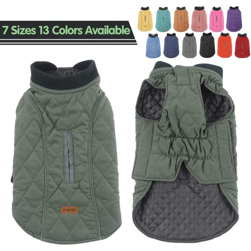Abrigos de invierno para perros, ropa para perros para clima frío, chaqueta cálida a prueba de viento de estilo británico para perros para abrigos de invierno