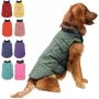 Abrigos de invierno para perros, ropa para perros para clima frío, chaqueta cálida a prueba de viento de estilo británico para perros para abrigos de invierno