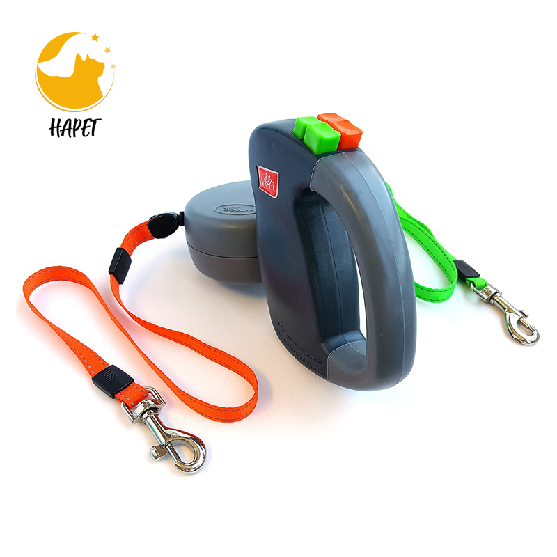 Free Retractable Dog Leash with Anti-Slip Handle Strong Nylon Tape