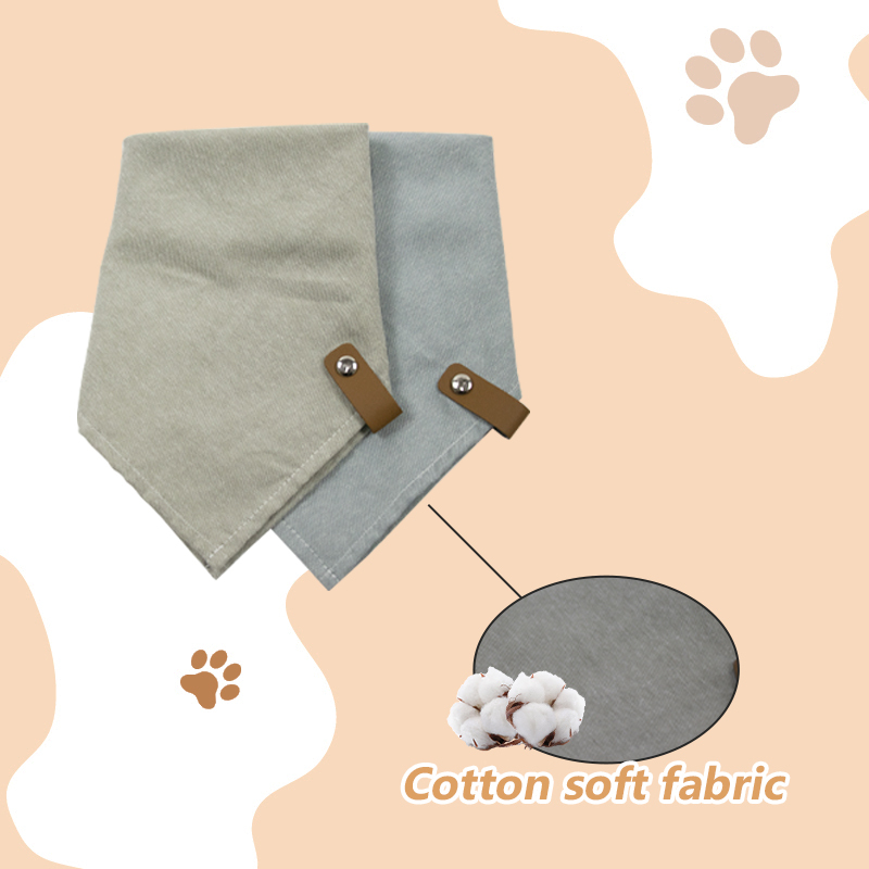 Dog Bandanas Premium Durable Fabric Unique Shape Pet Products