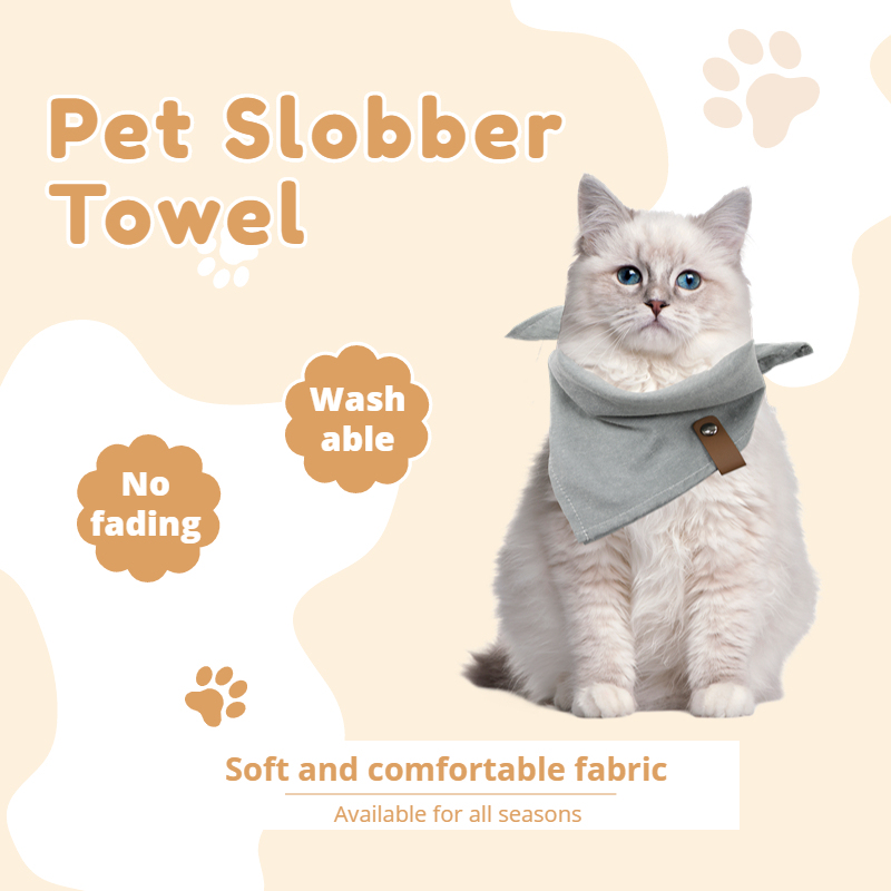 Dog Bandanas Premium Durable Fabric Unique Shape Pet Products
