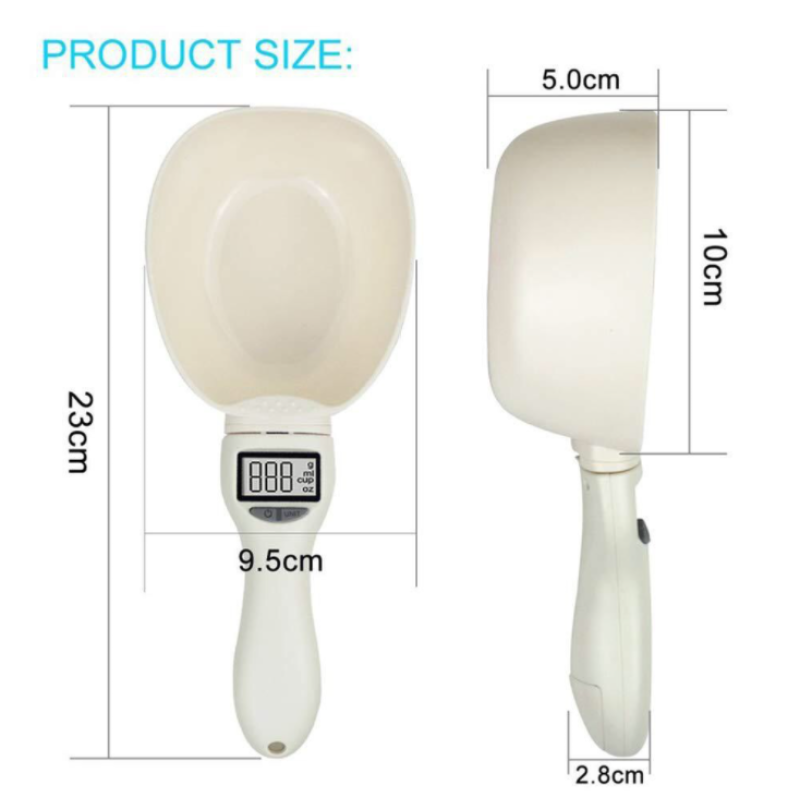 Pet Food Scale Spoon, Pet Food Electronic Measuring Spoon, Pet electronic measuring spoon dog food weighing spoon