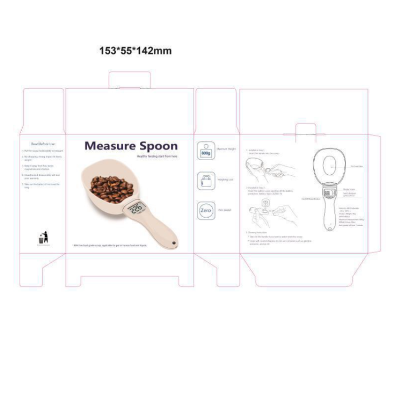 Pet Food Scale Spoon, Pet Food Electronic Measuring Spoon, Pet electronic measuring spoon dog food weighing spoon