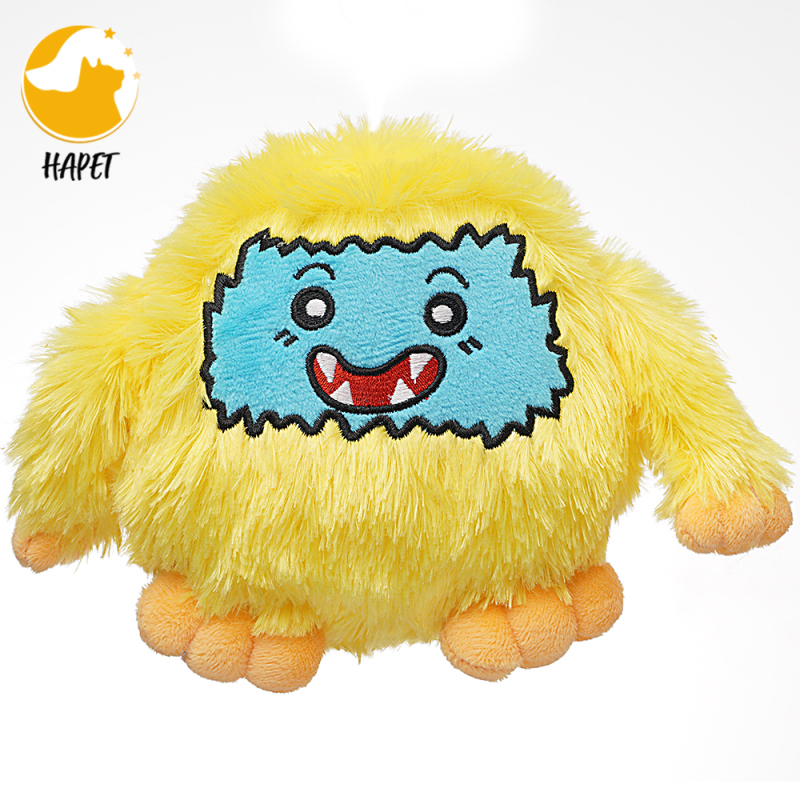 Dog Toys Interactive Monster Plush Giggle Ball Shake Squeak Crazy Bouncer Toys Exercise Electronic Toy