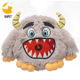Dog Toys Interactive Monster Plush Giggle Ball Shake Squeak Crazy Bouncer Toys Exercise Electronic Toy