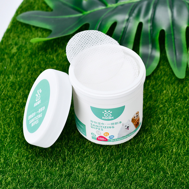 Pet Cleaning tissue  For Cat Dog Fragrance Free Natural Pet tissue For Cleaning Face Butt Eyes Ears Paws Teeth 150 Cts
