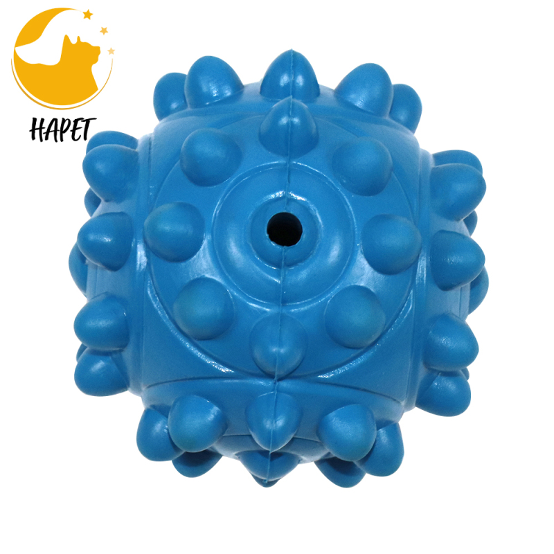 Dog Squeaky Toys for Aggressive Chewers Large Breed Balls Non-Toxic Natural Rubber