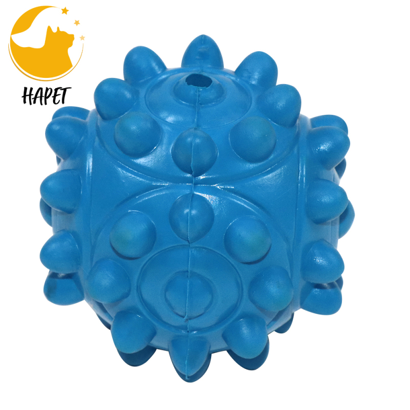Dog Squeaky Toys for Aggressive Chewers Large Breed Balls Non-Toxic Natural Rubber